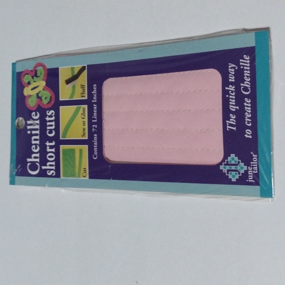 5/$20 Pink Chenille Shortcuts June Tailor JT220